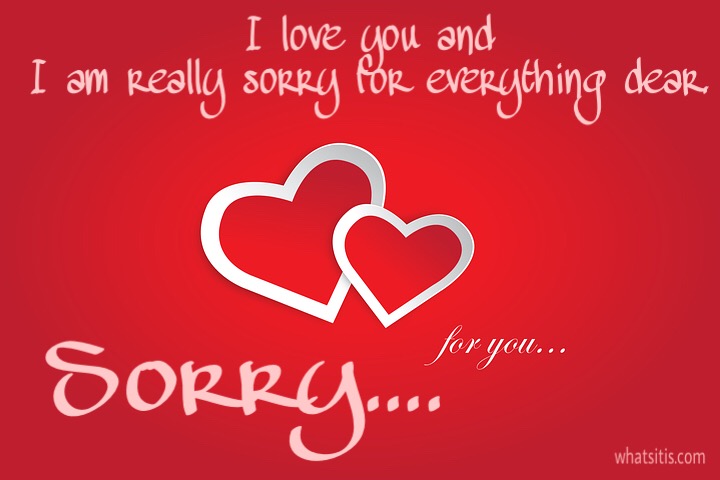 Sorry love quotes 