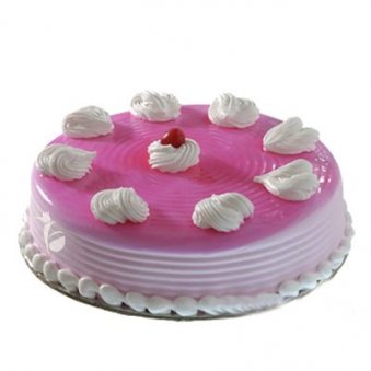 Romantic birthday cake image 