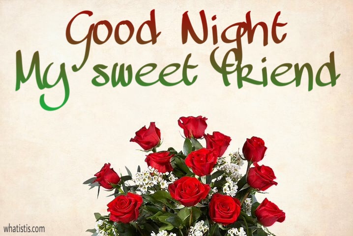 Good Night My Sweet Friend Image