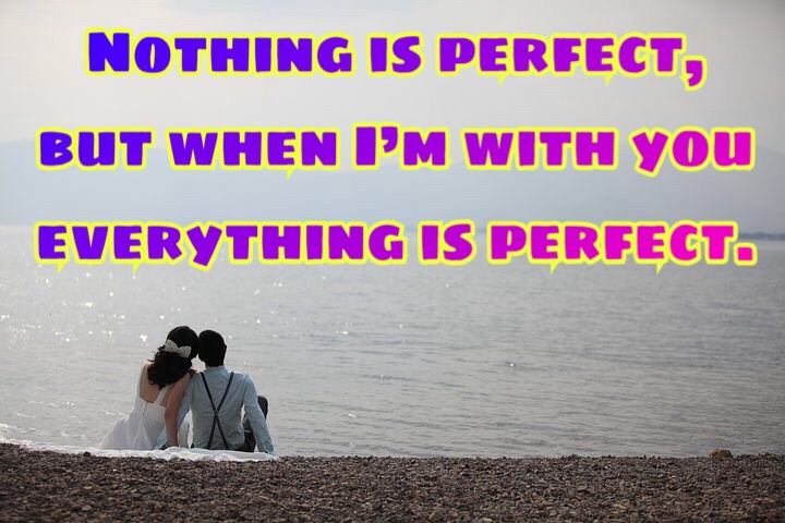 Sweet love pic with quote