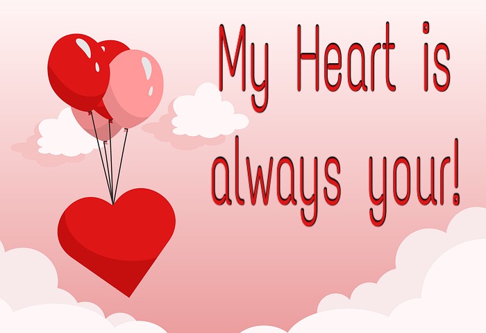 My heart is always your love pic 