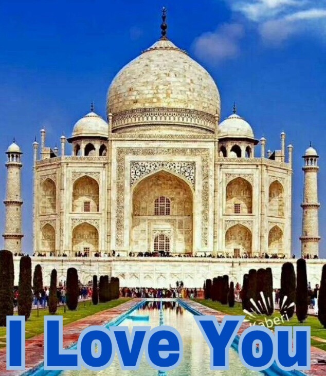 Taj Mahal I love you image