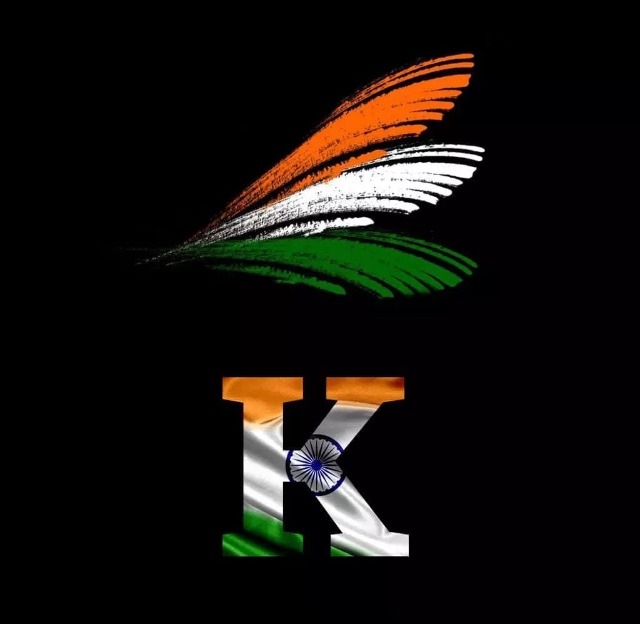 indian flag alphabet k