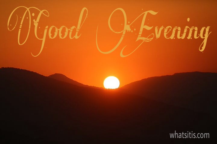 Awesome good evenings image