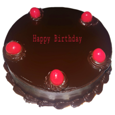 Chocolate birthday cake images 