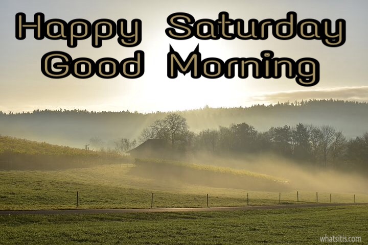 Happy Saturday Good Morning Image