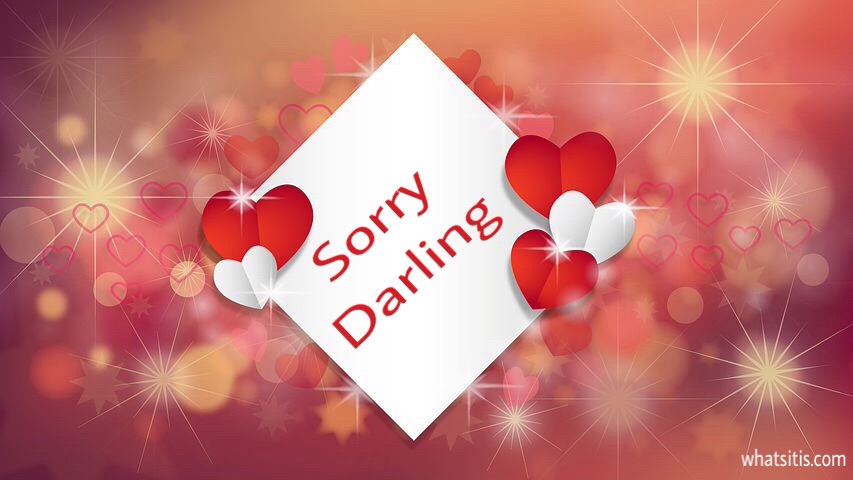Sorry darling image 