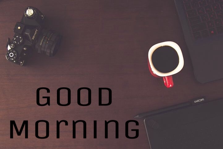 Good morning black coffee image 