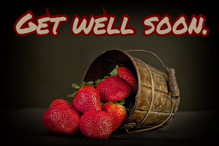 get well soon image with fruit basket