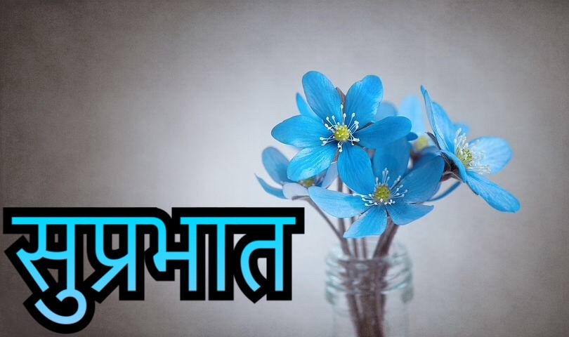 Latest suprabhat images with flowers