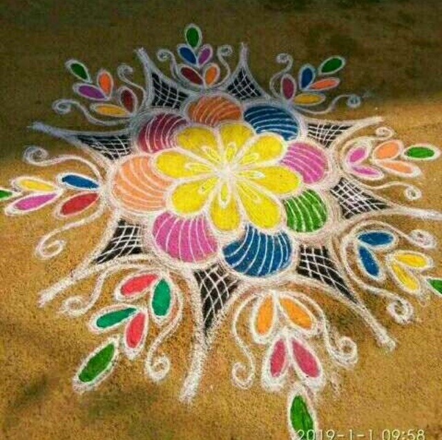 rangoli design images new and simple